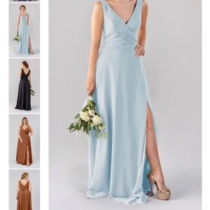 NWT Kennedy Blue “Pearl” Bridesmaids Dress in “Sky” Blue